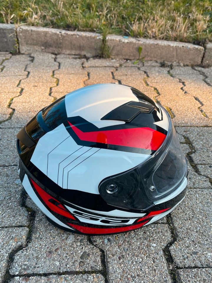 LS2 Motorradhelm Integralhelm Größe M Gebraucht in Spiegelberg