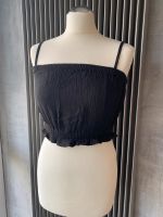 Hollister crop top schwarz gerafft S 36 bandeau top gerafft XS 34 Nordrhein-Westfalen - Hagen Vorschau