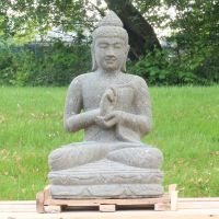 Buddha Figur sitzend Steinfigur Greenstone Massiv Chakra 75 cm Bochum - Bochum-Wattenscheid Vorschau