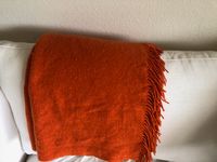 PLAID Wolldecke orange H & M  130 x 170 cm gebr. Baden-Württemberg - Bollschweil Vorschau