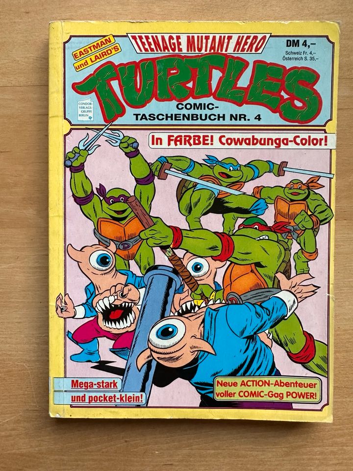 Teenager Mutant Hero Turtles Comic Taschenbuch Nr.4 in Mettenheim Rheinhessen