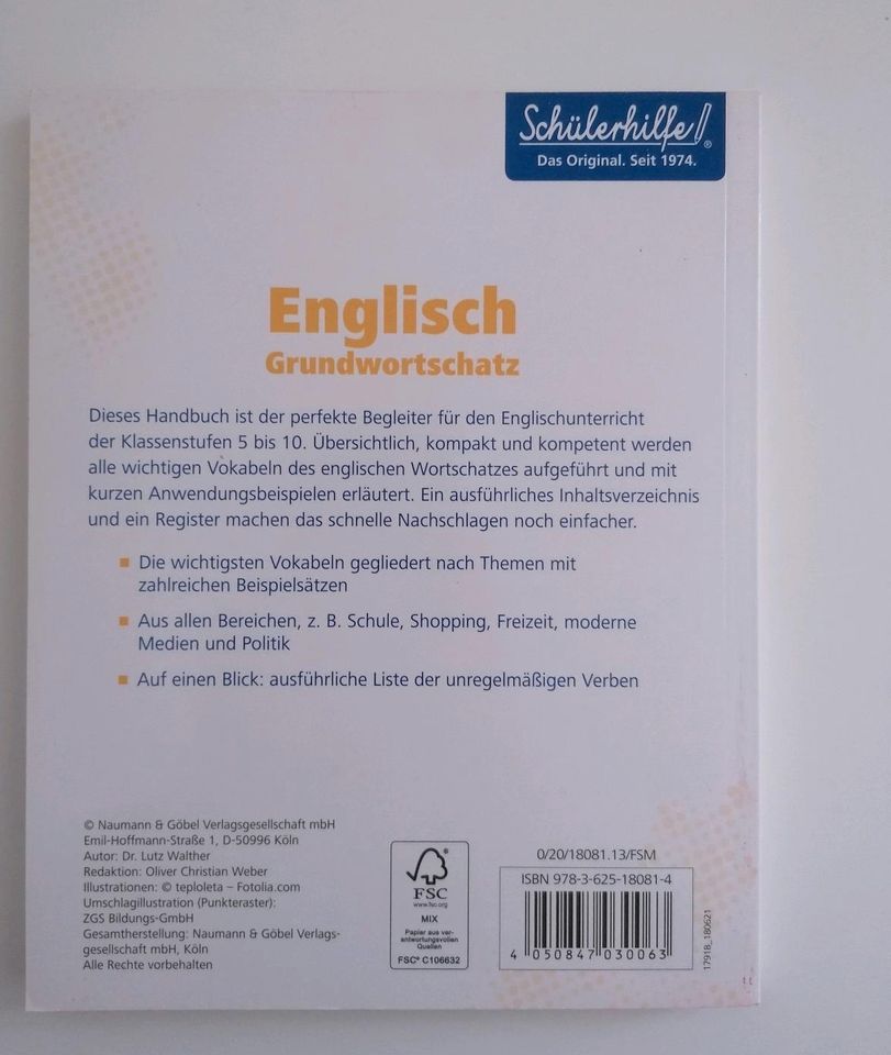 Englisch Grundwortschatz - Schülerhilfe in Dresden