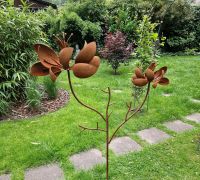 Windrad Karussell Edelrost Garten Windspiel Unikat groß Eimsbüttel - Hamburg Stellingen Vorschau