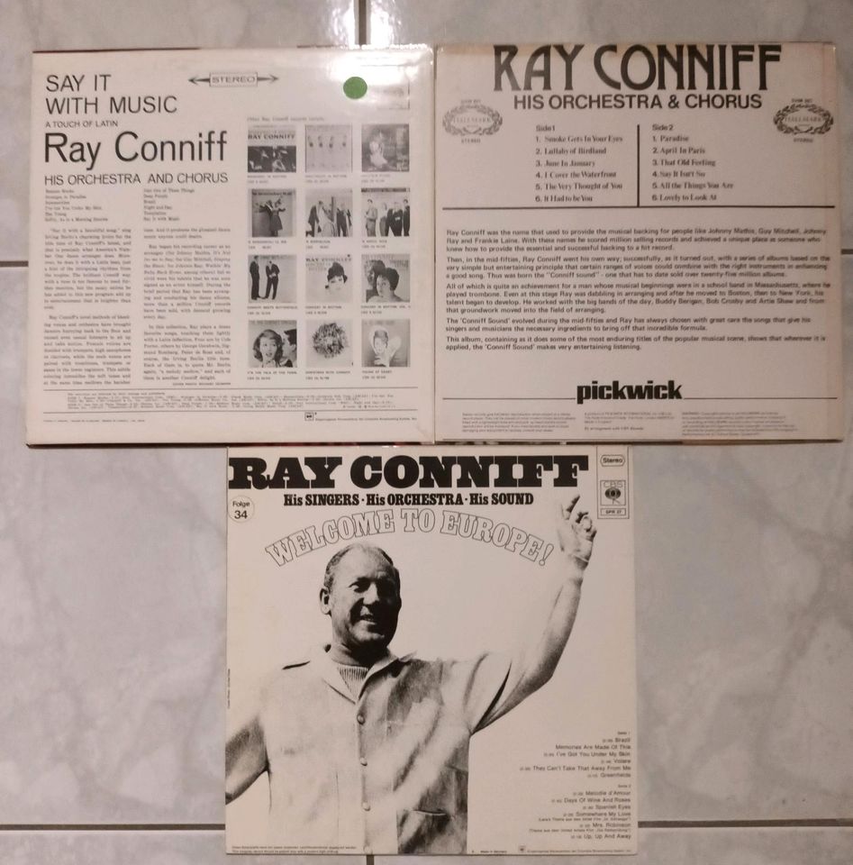 Schallplatten "Ray Conniff and his Orchestra" in Petersaurach