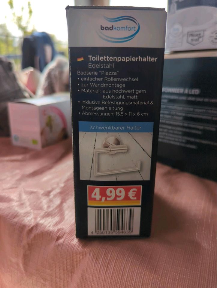 Toilettenpapier Halter Edelstahl in Memmingen