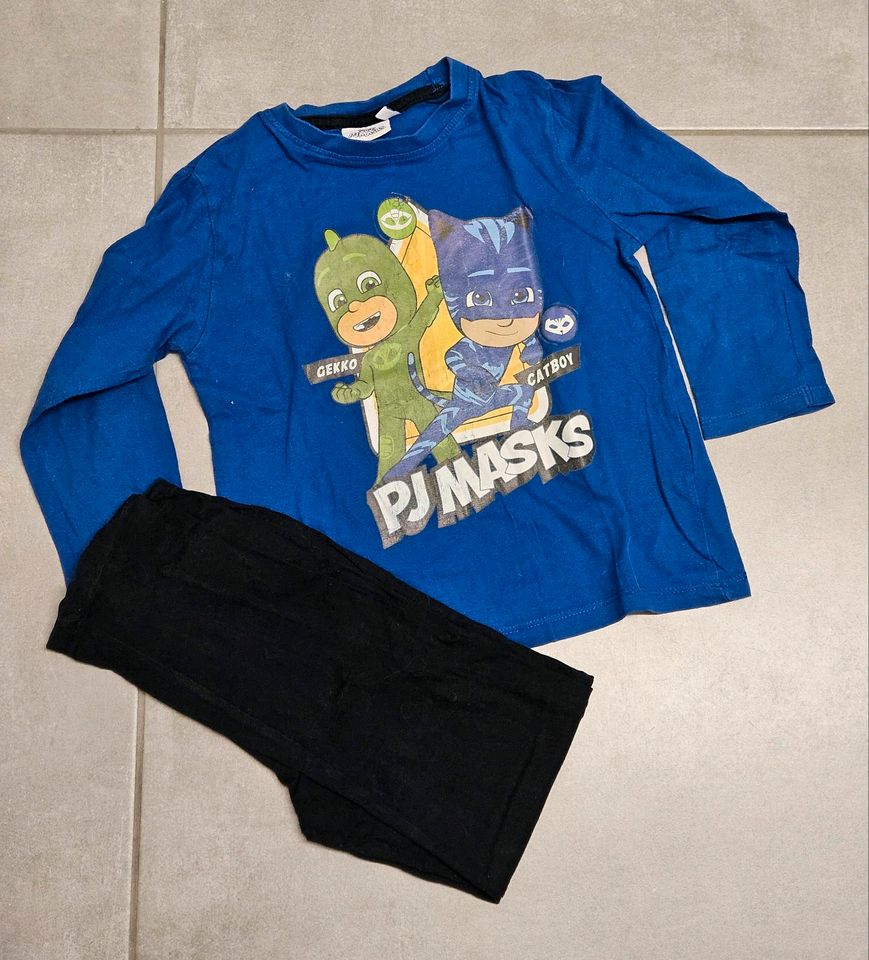 3 Schlafanzüge, Pyjamas Gr. 116 Paw Patrol, Pj Masks, Cars in Paderborn