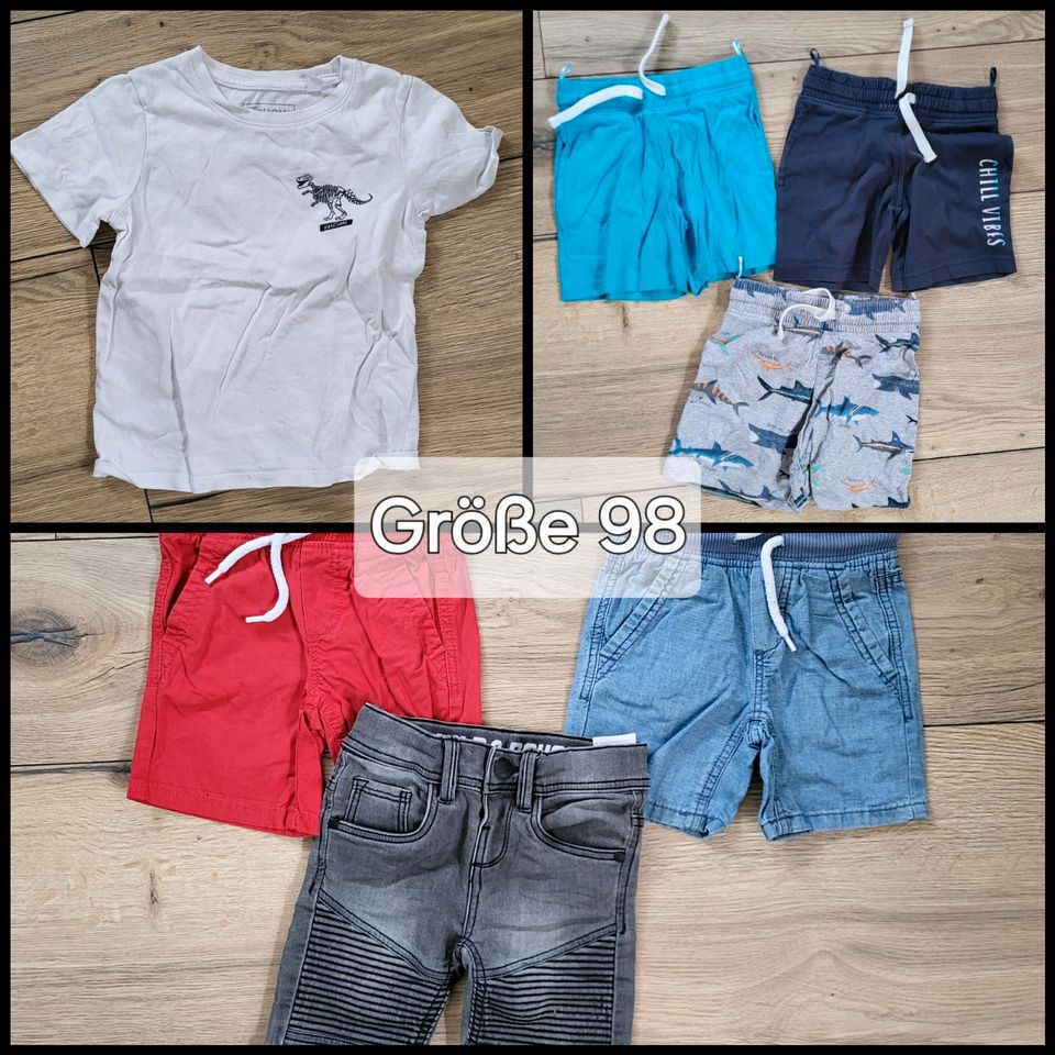 Junge Gr. 98 T-Shirt kurze Hose in Uelzen