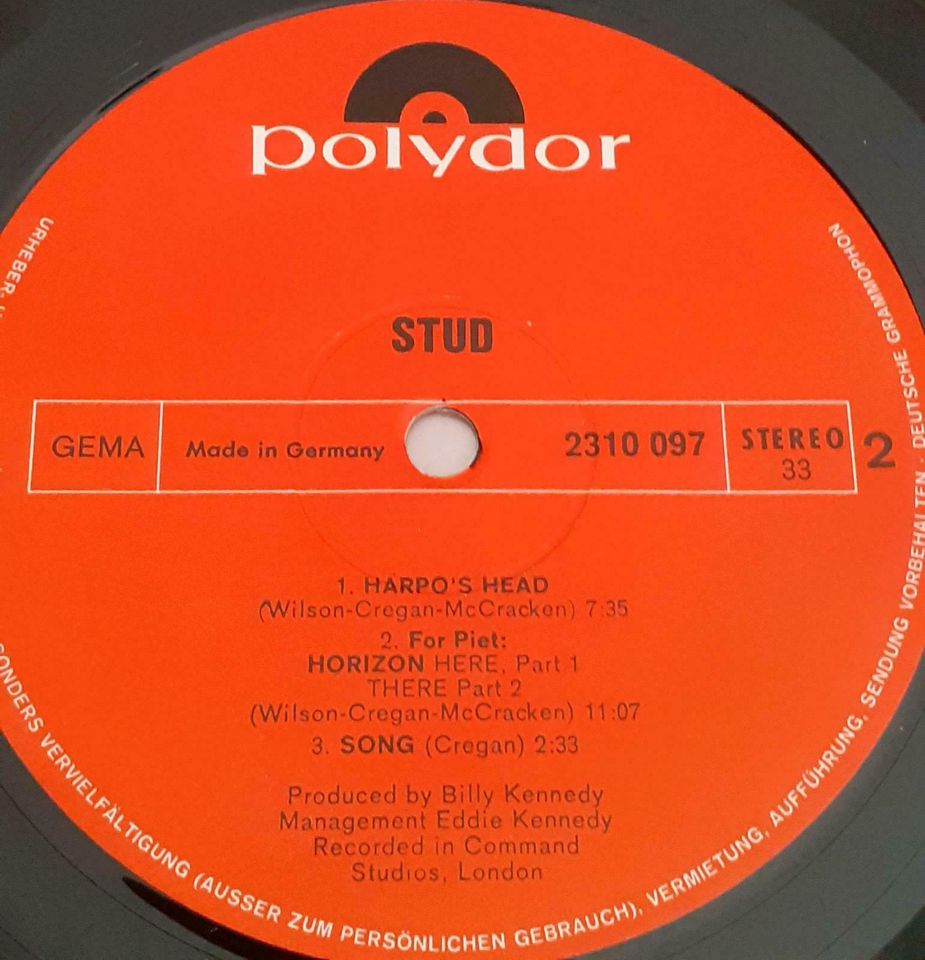 LP Stud 1971 Polydor 2310 097 Schallplatte in Nußloch