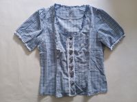 Spieth & Wensky: Trachten-Shirt-Bluse, blau-weiß-braun, Gr. 42 Rheinland-Pfalz - Lahnstein Vorschau