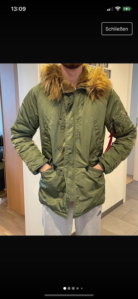 Alpha Industries Parka /Winterjacke/Steppjacke in Gr . S in Friedrichshafen