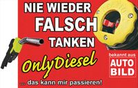 Schutz gegen Falschbetankung OnlyDiesel Tankdeckel von KW-Systems Aachen - Aachen-Mitte Vorschau