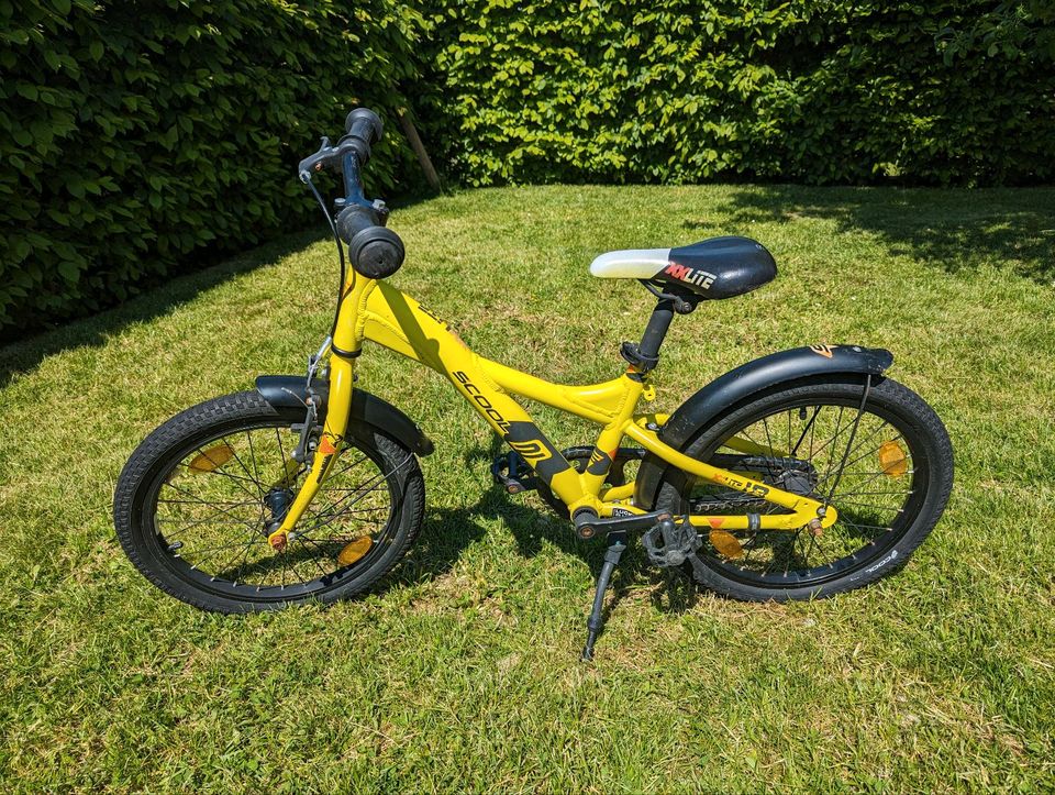 Scool XXLite Kinderfahrrad 18 Zoll gelb in Wilnsdorf