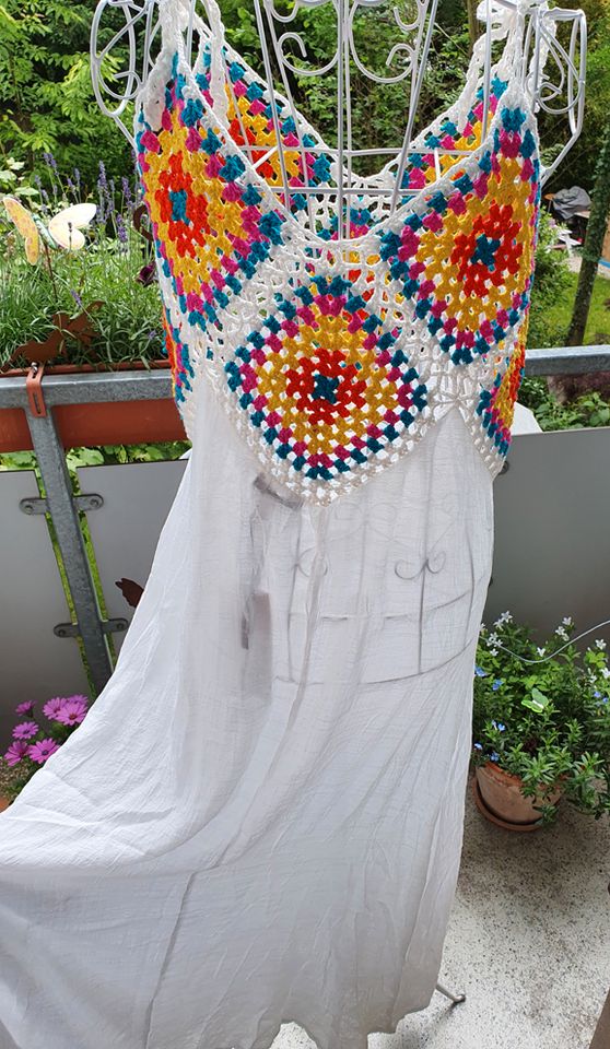 Wunderschönes Maxikleid Kleid Ibiza Hippie Ethno Flower Power NEU in Essen