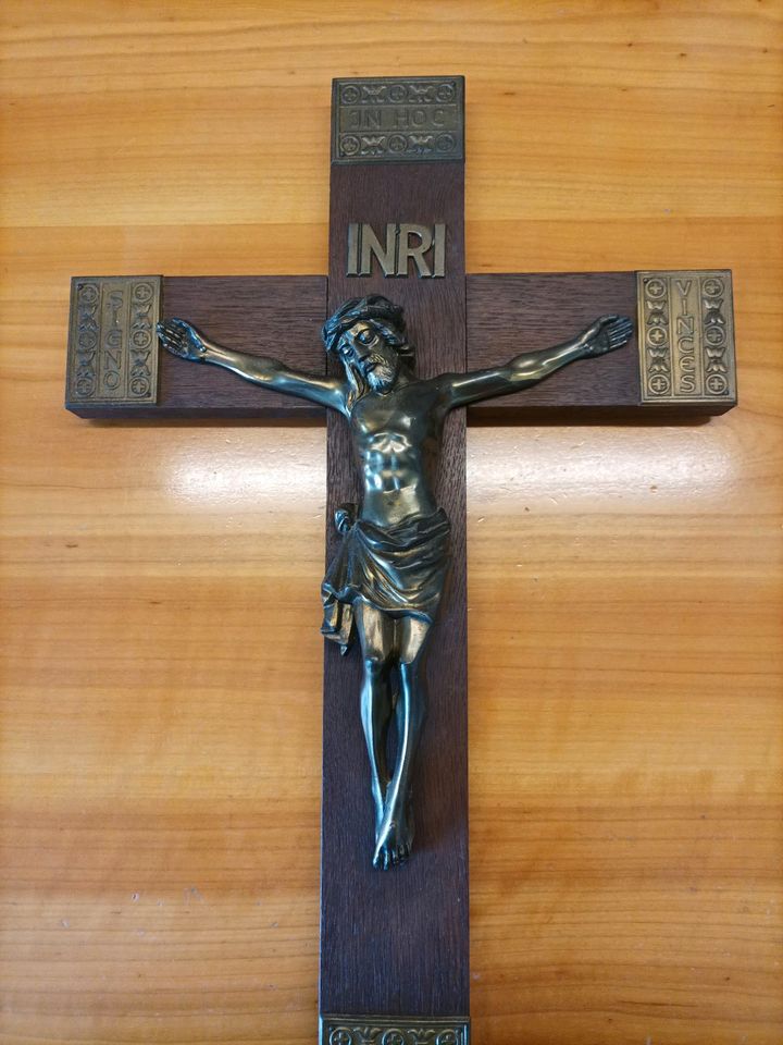 Holzkreuz Alt Maria Jesus Versand kostenlos in Neumarkt-Sankt Veit