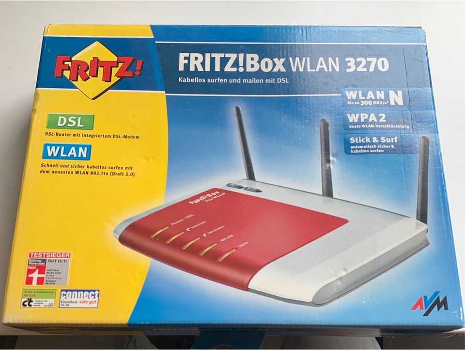 FRITZ!Box WLAN 3270 FRITZBox Fritz box in Bielefeld