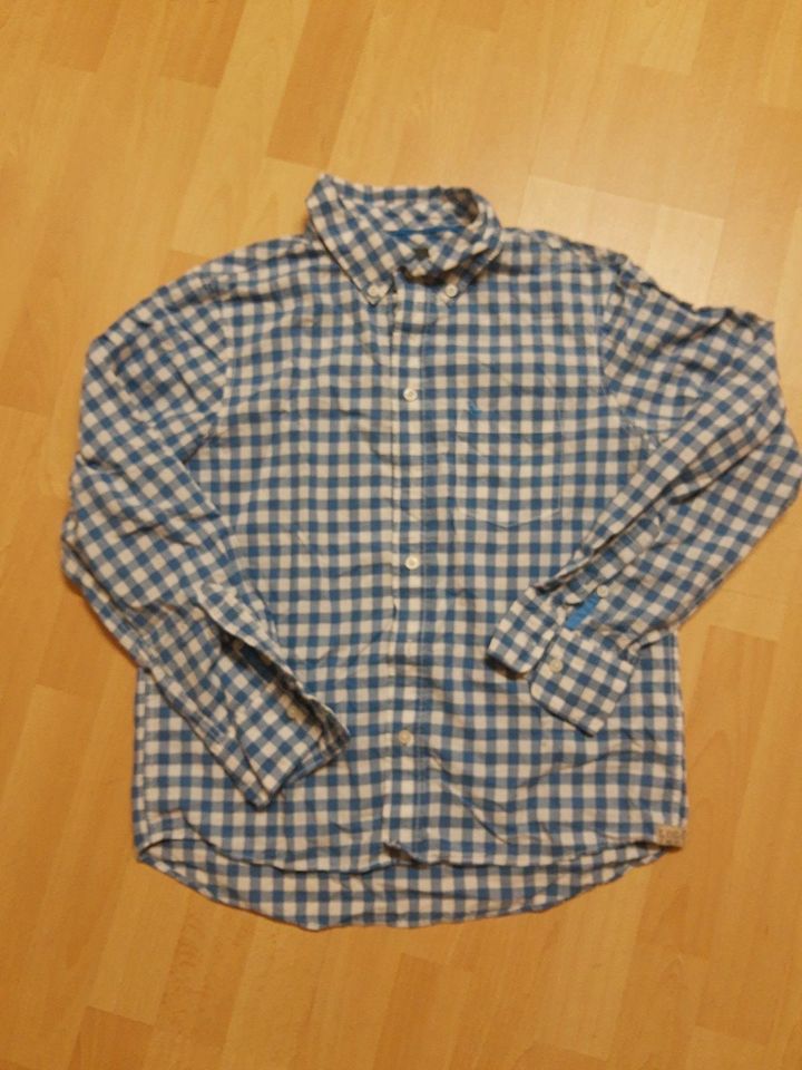 Kinderhose im Lederhosenstil mit Hemd in Selfkant