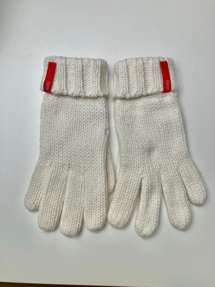 Esprit Handschuhe Offwhite in Leichlingen