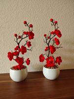 Kunstpflanze Bonsai "Kirschblüte rot" im Topf ca. 26cm Immergrün Hessen - Bad Homburg Vorschau