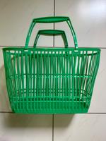 DDR Design Kult Klassiker Plastik Korb Einkaufskorb grün Hessen - Bad Nauheim Vorschau