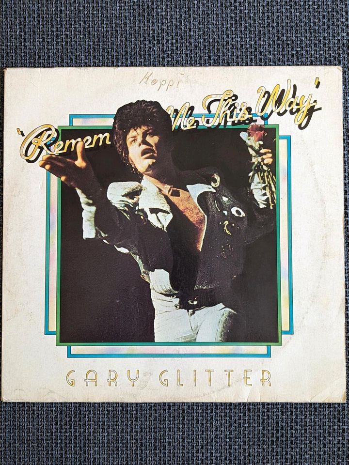 Gary Glitter Remember me this way LP 1974 Rock and Roll in Soest