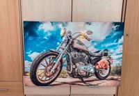Harley Davidson Motor Bild mit beleuchteten Details Nordrhein-Westfalen - Velbert Vorschau