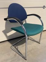 VITRA ONDA 6er-Set grün/blau Freischwinger Chrom Büro Küche München - Allach-Untermenzing Vorschau