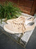 Hilfiger Denim Schuhe Sneakers Wildleder Velours beige Gr. 44 Eimsbüttel - Hamburg Schnelsen Vorschau