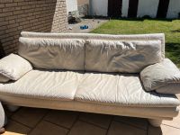 gut erhaltenes Leder Sofa zu verschenken Niedersachsen - Delmenhorst Vorschau