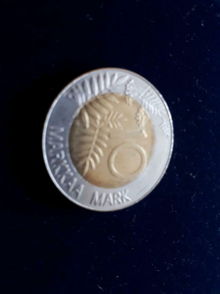 Finnland Währung: Markkaa und Suomi Münzgeld vor dem Euro in Essen