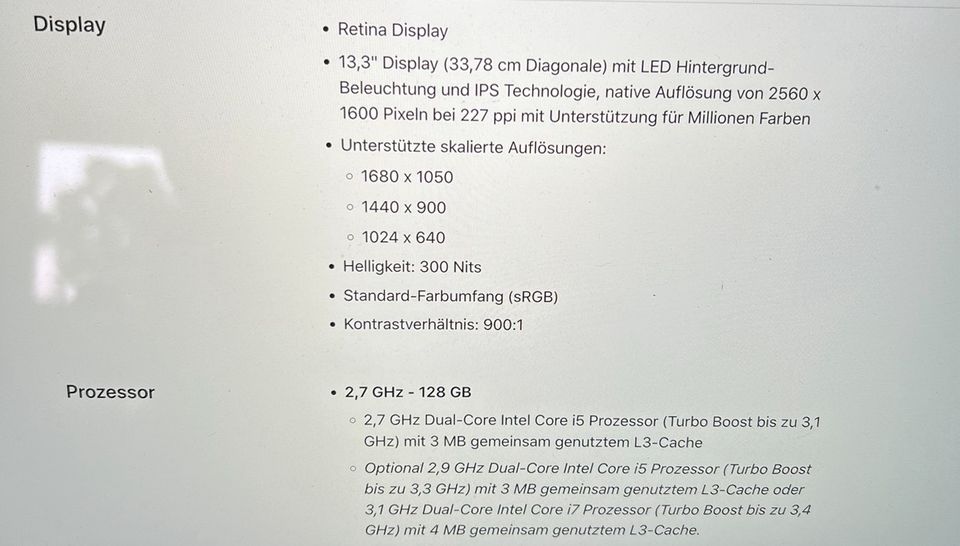 MacBook Pro (Retina, 13‘‘, early 2015) in Berlin