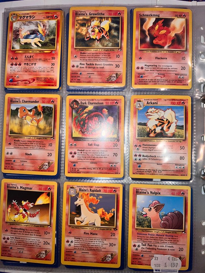 Pokémon Kartensammlung 1+2 Gen in Maxdorf