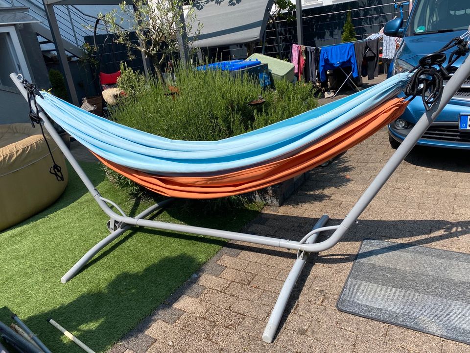 Garten Sommer gaHängematte mit Metal Gestell mit 2 Matten Garten in Saarbrücken