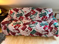 NEU Weihnachten Patchwork Sofaüberwurf 140x210 210x280 rot weiß Bayern - Kissing Vorschau