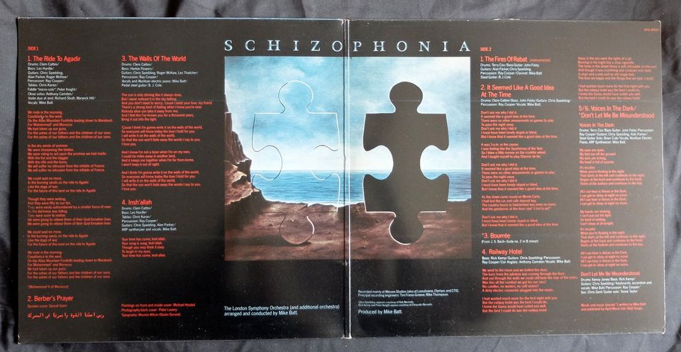 LP MIKE BATT "Schizophonia" Gat 1977 in Kassel