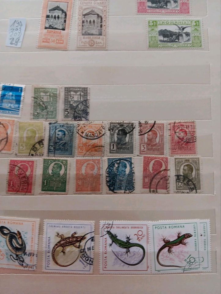 Briefmarken Rumänien in Edelsfeld