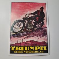 Original ANSICHTSKARTE POSTKARTE Motorrad  Triumph Werke Nürnberg Rheinland-Pfalz - Landau in der Pfalz Vorschau
