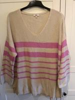 Pullover Baumwolle beige/rosé C&A Gr. XL Kreis Pinneberg - Pinneberg Vorschau