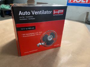 12 V Volt Ventilator Lüfter klemmbar KFZ Auto Camping Boot