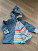 Wendejacke Sweat Hand Made Gr. 86/92 blau meliert / Regenbogen Niedersachsen - Eicklingen Vorschau