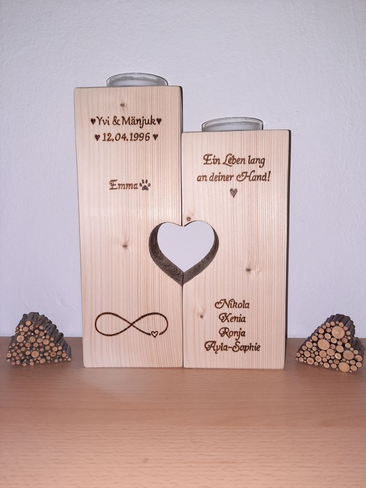 ♥ Geschenk Ideen zur Hochzeit ♥ Faszination Drechseln ♥ ab 8 € in Eltmann