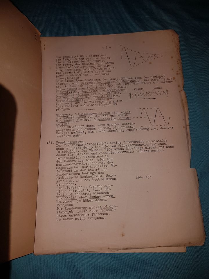 Physikalische Grundlagen, ein Heft von 1935, Halle-Saale in Wuppertal