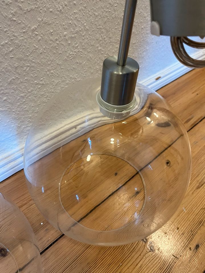 Glass globe lamps in Berlin