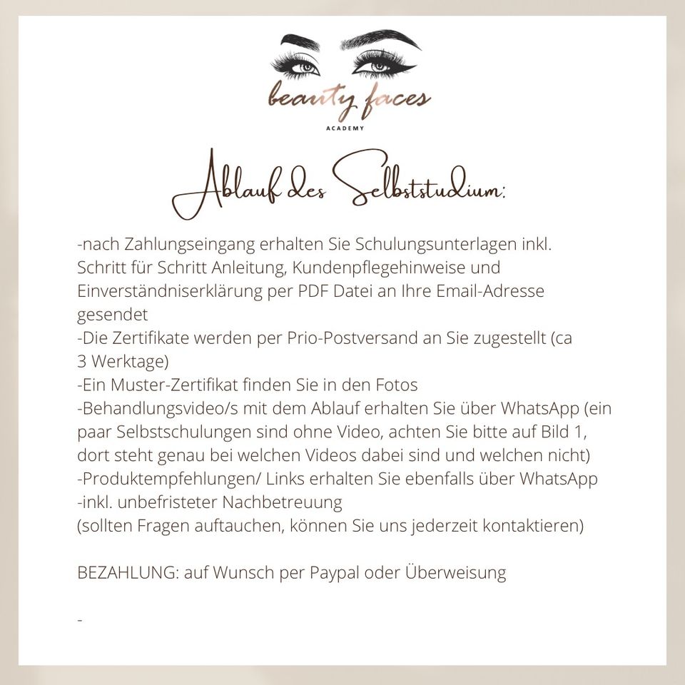 Selbststudium inkl Zertifikat Kosmetik Aqua Facial Microneedling in Wuppertal