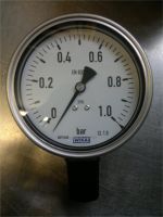 WIKA Manometer 1 Bar G1/2 Unten NEU Edelstahl 100mm Baden-Württemberg - Illmensee Vorschau