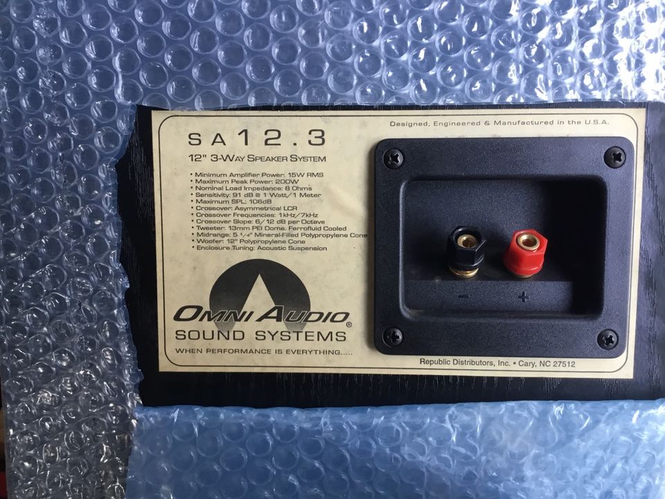 Omni Audio Sound Systems SA 12.3 Boxen Lautsprecher in Langenhagen