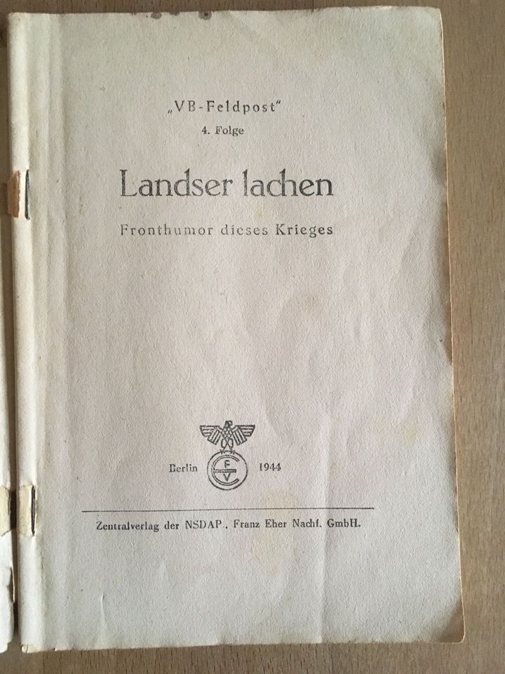 VB-Feldpost: Landser lachen, 4. Folge von 1944 in Hamburg