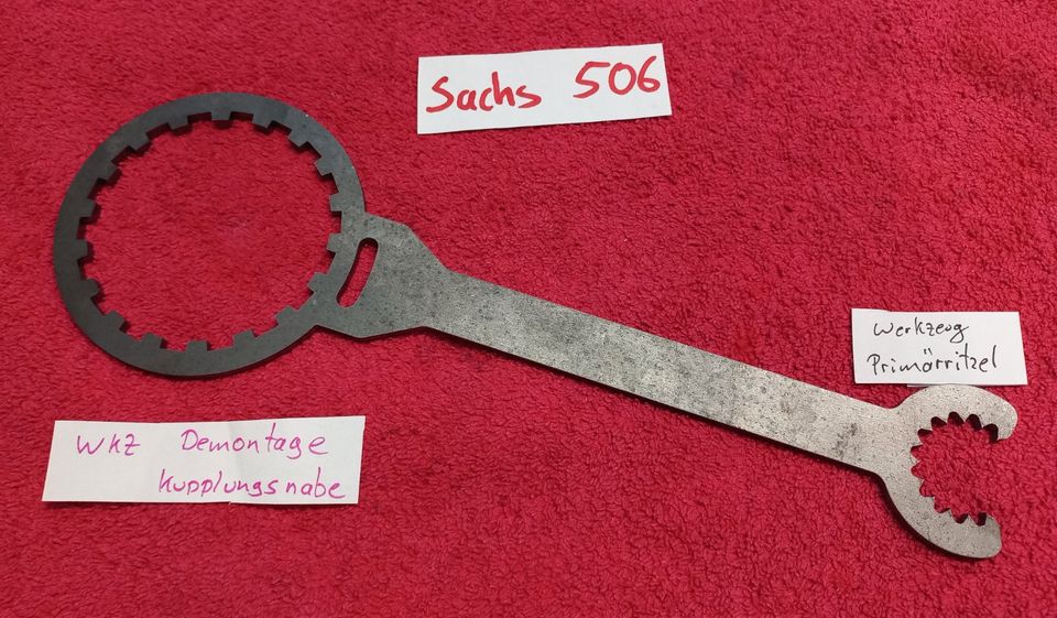 Werkzeug Sachs 506 Motor Kupplung Ritzel Primärritzel Zündung in Megesheim