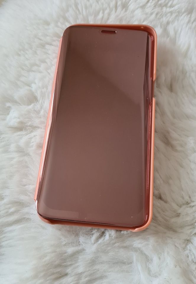 Handyhülle Handy Klapp Hülle Schutz Samsung S 8 rosa Plastik pink in Dresden