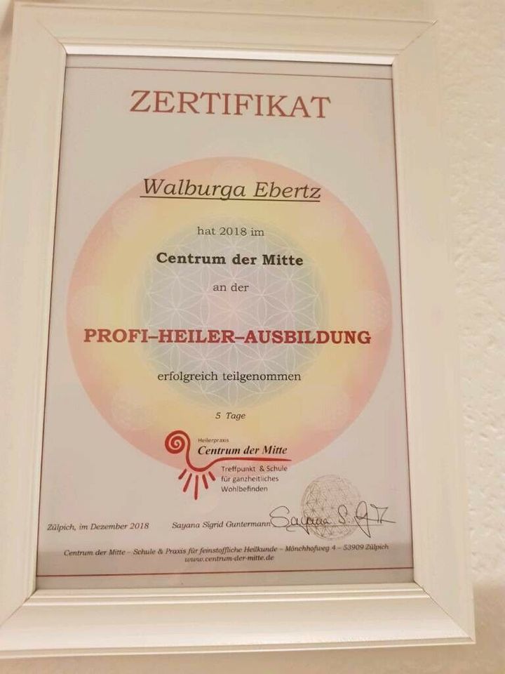 Reiki 2. Grad ☆ Seminar Juni 2024 ☆ Einweihung Kurs in Hückeswagen