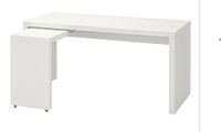 IKEA MALM Tisch Schreibtisch mit Ausziehplatte, weiß, 151x65 cm Baden-Württemberg - Straubenhardt Vorschau